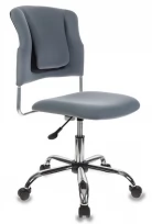 Кресло CH-322SXN с динамической поддержкой Ткань, Металл, Серый 26-25 (ткань)/Хром (металл)