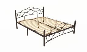 Кровать Грация Металл, 160х190 мм, Медный антик, Медный антик, 1630